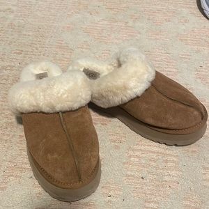 Ugg platform slippers
